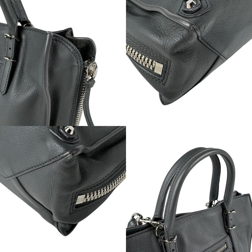 Balenciaga Shoulder Paper Leather Gray Bag - Picture 4 of 4